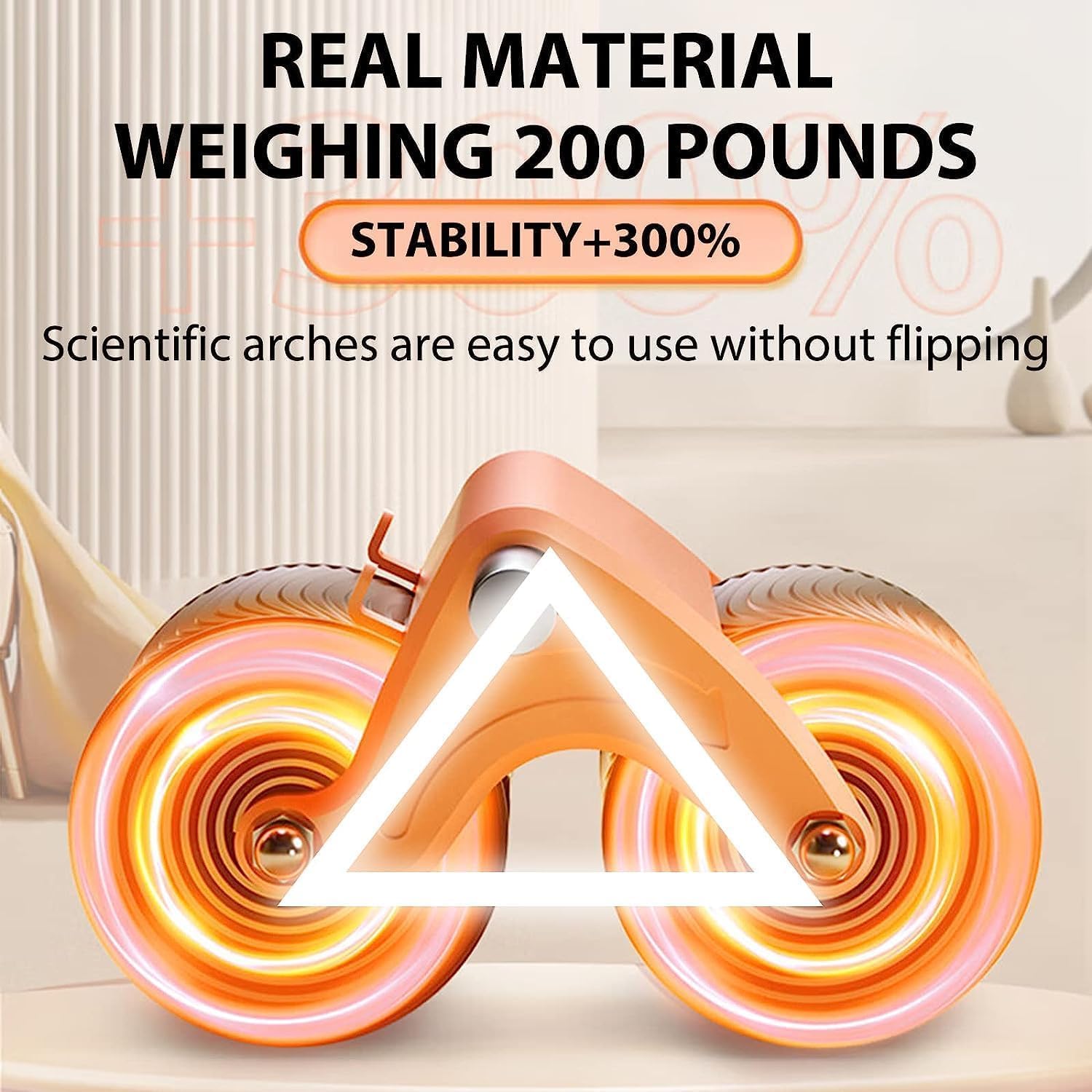 عجلة تمارين البطن- Abdominal Exercise Roller for Abs